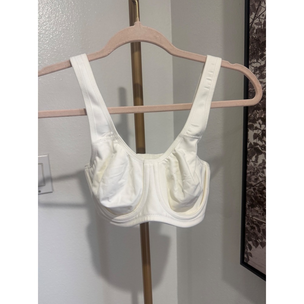 Wacoal Sport High Impact Underwire Sports Bra White 855170 Womens 32C
